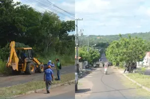 Ação de limpeza urbana chega ao Residencial Santa Terezinha, em Caxias (Foto: Prefeitura de Caxias (MA))