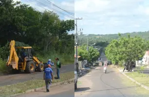 Ação de limpeza urbana chega ao Residencial Santa Terezinha, em Caxias (Foto: Prefeitura de Caxias (MA))