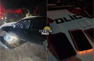 Arrastão em Demerval Lobão termina em perseguição e tiroteio na cidade de Nazária (Foto: Repórter 12 / Conecta Piauí)