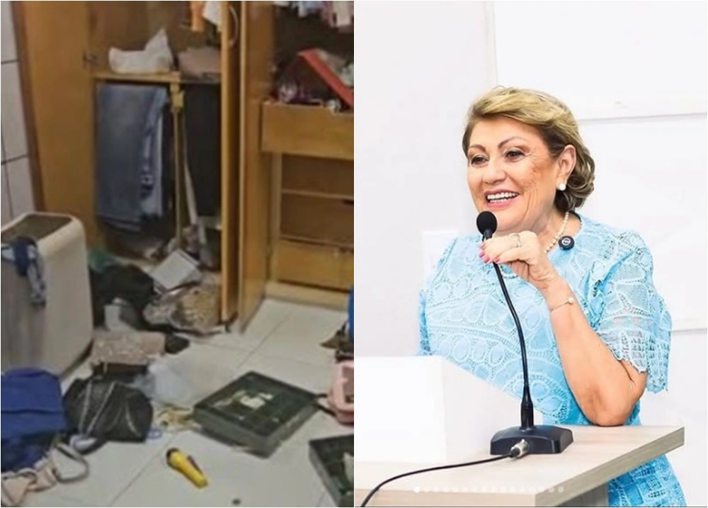 Bandidos invadem casa de vice-prefeita e levam joias e pertences valiosos