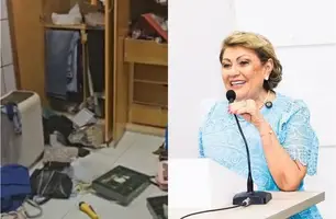 Bandidos invadem casa de vice-prefeita e levam joias e pertences valiosos (Foto: Reprodução)