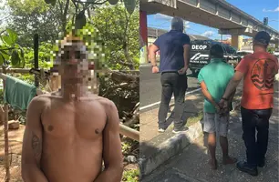 'Batoré' é preso no Centro de Teresina com mandado por roubo em aberto (Foto: Reprodução)