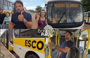 Beneditinos recebe nova frota de ônibus escolares para rede municipal (Foto: Reprodução)