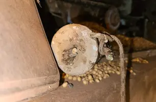 Bomba artesanal é desativada em silo de fazenda no Sul do Piauí (Foto: Reprodução)