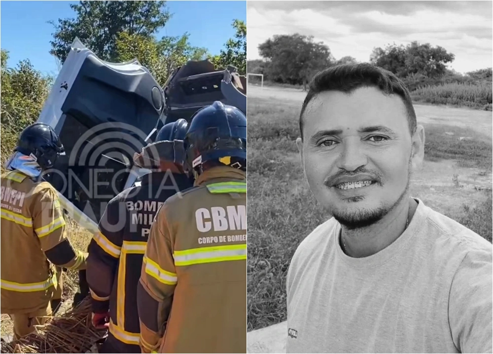 BR-343: motorista de Demerval Lobão morre após possível cochilo ao volante