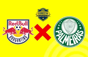 Bragantino x Palmeiras (Foto: Reprodução)