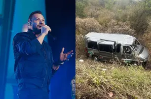 Cantor da Desejo de Menina se envolve em acidente com sete feridos em Pernambuco (Foto: Reprodução)