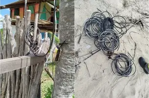 Casas de veraneio são flagradas com furto de energia em Luís Correia (Foto: Reprodução)