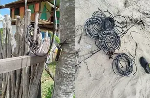 Casas de veraneio são flagradas com furto de energia em Luís Correia (Foto: Reprodução)
