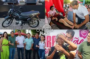 'Celebra Mãe' reúne multidão e entrega moto 0km em Alto Longá (Foto: Reprodução/Instagram)