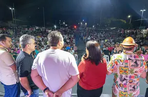 'Chama na Resenha' leva multidão à Praça Principal de Lagoa do Piauí (Foto: Reprodução)