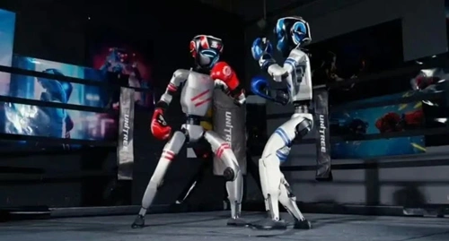 China realiza o primeiro torneio de luta entre robôs humanoides do mundo
