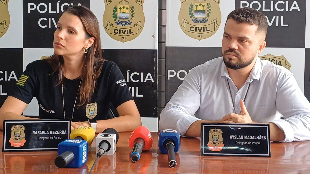 Coletiva de imprensa sobre a prisão de Nathan Ribeiro