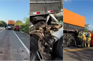 Colisão entre caminhonete e carreta deixa um morto na BR-316 (Foto: Cidades na Net)