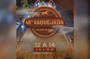 Colônia do Piauí se prepara para a 46ª Vaquejada com atrações de todo o estado (Foto: Reprodução)