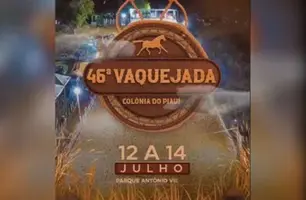 Colônia do Piauí se prepara para a 46ª Vaquejada com atrações de todo o estado (Foto: Reprodução)
