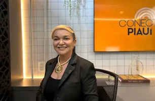 Coronel Elizete Lima fala sobre carreira e desafios no Conecta Podcast (Foto: Conecta Piauí)