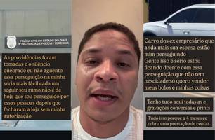 Criador do Bolo da Misericórdia chora ao denunciar perseguição de empresário (Foto: Reprodução) Criador do Bolo da Misericórdia chora ao denunciar perseguição de empresário (Foto: Reprodução)