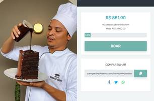 Criador do Bolo da Misericórdia inicia campanha para reabrir loja em novo local (Foto: Reprodução/Instagram) Criador do Bolo da Misericórdia inicia campanha para reabrir loja em novo local (Foto: Reprodução/Instagram)