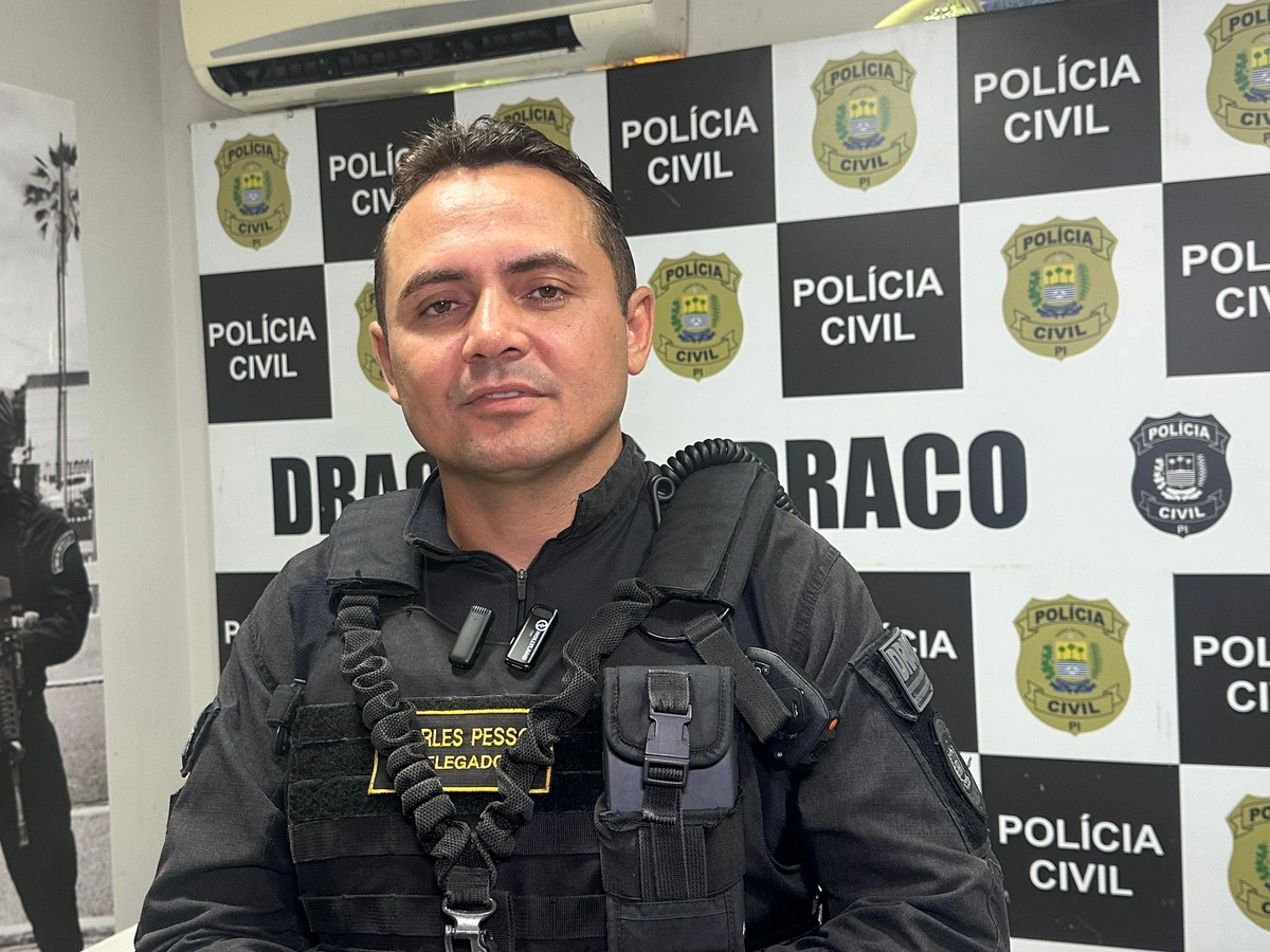 Delegado Charles Pessoa, coordenador do Draco