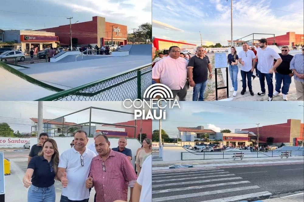 Deputado Evaldo Gomes inaugura nova pista de skate para o lazer de Parnaíba