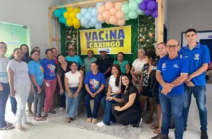 Dia D da vacinação da Influenza em Caxingó (Foto: Reprodução)