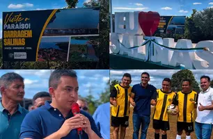 Dr. Fabiano entrega série de obras na comunidade de Salinas (Foto: Reprodução - Redes sociais)