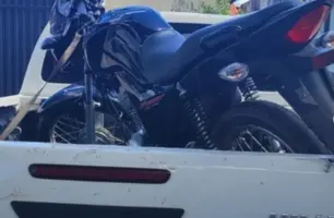 DRFV prende homem que furtou moto com chave reserva após troca em Teresina (Foto: Divulgação/Polícia Civil)