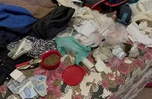 Droga apreendida (Foto: Reprodução)