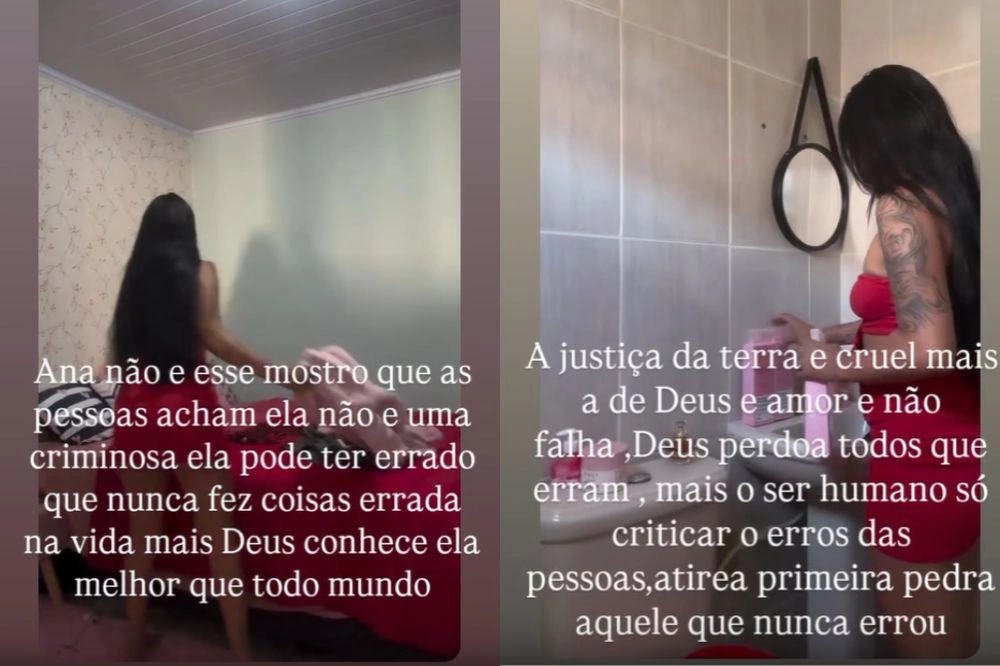'Ela não é esse monstro que dizem', diz mãe de Ana Azevedo em pronunciamento
