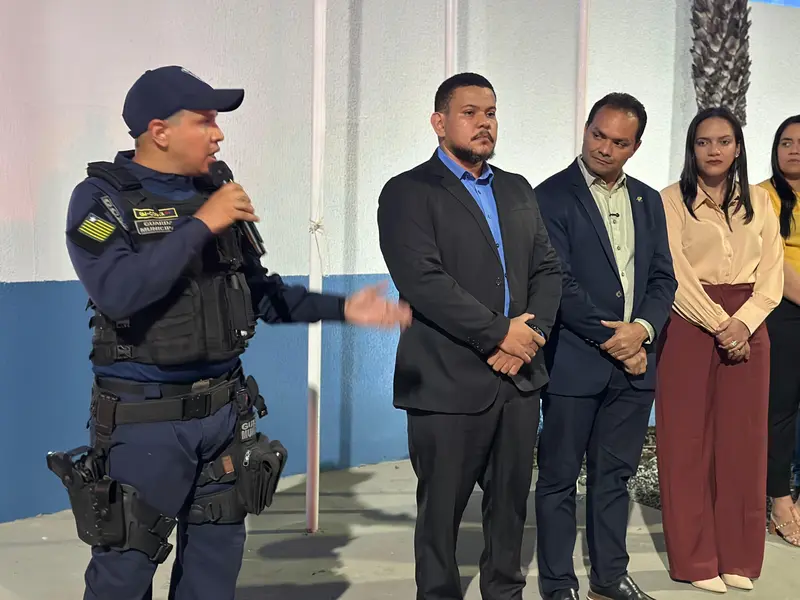 Entrega da reforma de prédio da GCM em José de Freitas