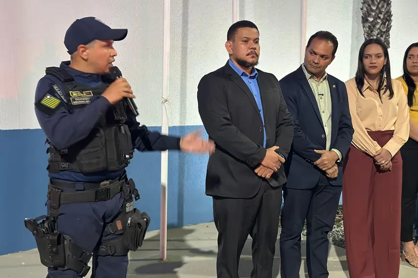 Entrega da reforma de prédio da GCM em José de Freitas