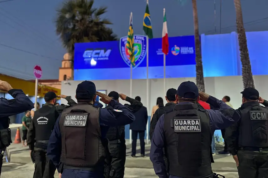 Entrega da reforma de prédio da GCM em José de Freitas