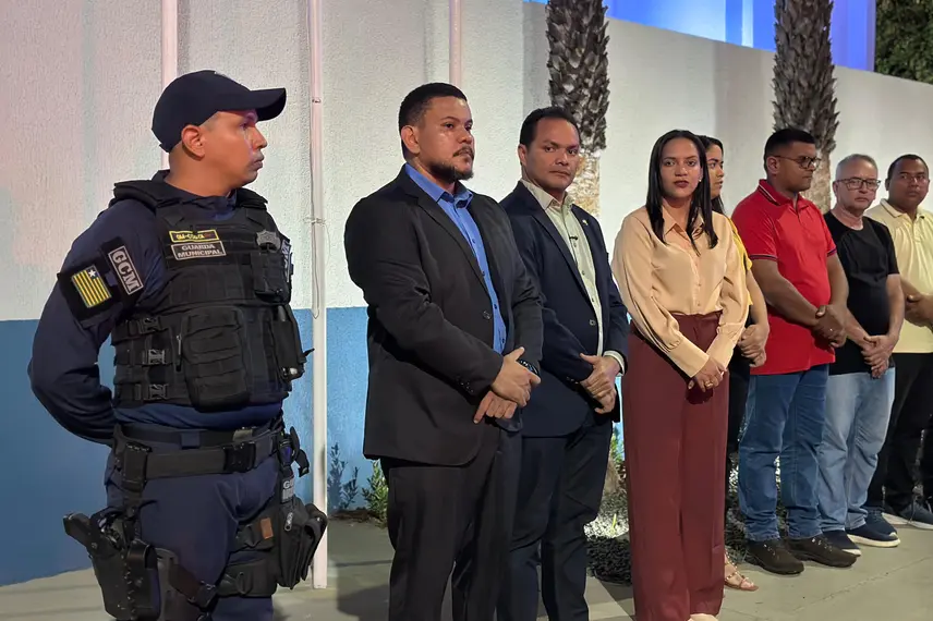 Entrega da reforma de prédio da GCM em José de Freitas