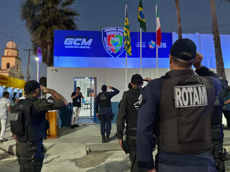 Entrega da reforma de prédio da GCM em José de Freitas