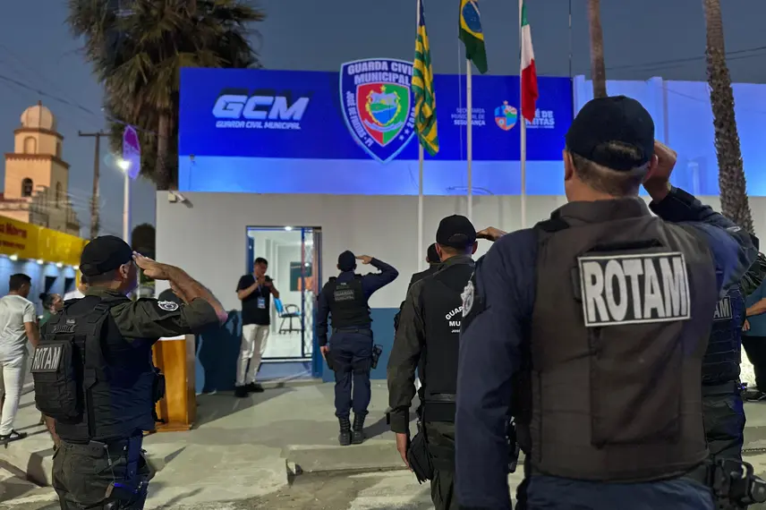Entrega da reforma de prédio da GCM em José de Freitas