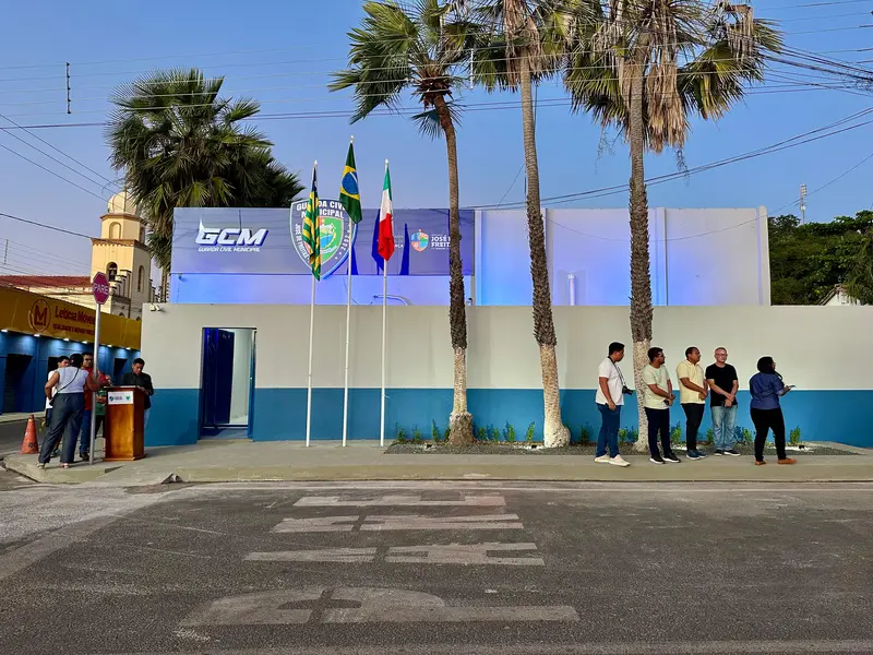 Entrega da reforma de prédio da GCM em José de Freitas