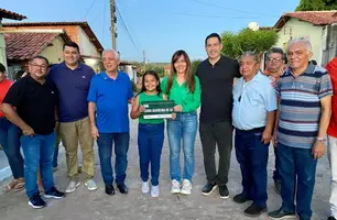 Esperantina entrega calçamentos e nova iluminação em LED na Avenida São José (Foto: Prefeitura de Esperantina)