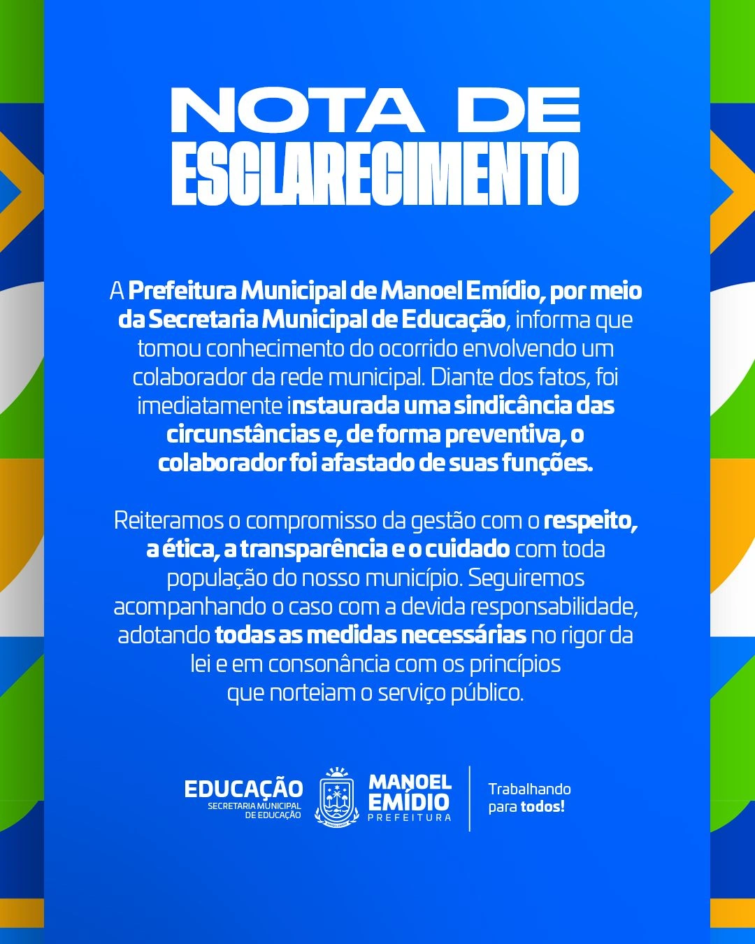 Estudante é flagrado dirigindo ônibus escolar em Manoel Emídio e caso gera revolta