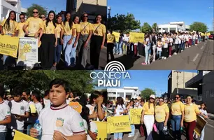 ‘Faça Bonito’: São Raimundo Nonato realiza caminhada contra abuso infantil (Foto: Reprodução)