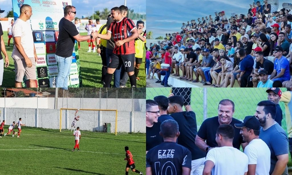 Feriadão: Prefeito de Curimatá participa da Final da Copa América em Avelino Lopes