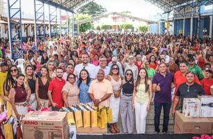 Festa das Mães em Água Branca (Foto: Reprodução) Festa das Mães em Água Branca (Foto: Reprodução)