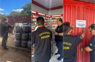 Fiscalização apreende 197 botijões de gás e interdição de farmácia irregular no PI (Foto: Reprodução)