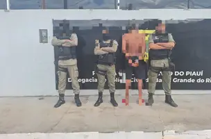 Foragido por homicídio em 2020 no Maranhão é preso em Baixa Grande do Ribeiro (Foto: Divulgação/PMPI)