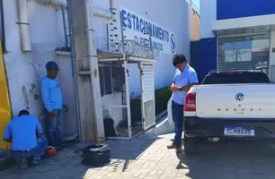 Furto deixa principal loja de departamentos fechada em Timon (Foto: Reprodução)