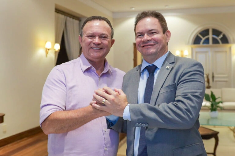 Governador Brandão e o prefeito Rafael Brito
