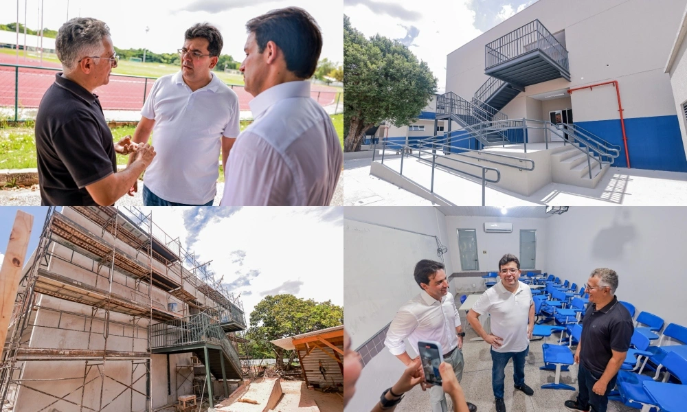 Governador entrega mais um bloco de salas de aula na Uespi e anuncia modernização da Facime e Clovis Moura