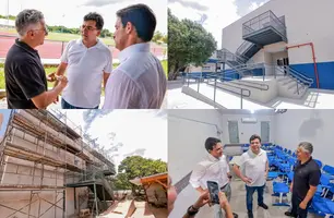 Governador entrega mais um bloco de salas de aula na Uespi e anuncia modernização da Facime e Clovis Moura (Foto: Gabiel Paulino)