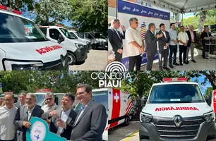 Governo entrega ambulâncias de suporte avançado para hospitais estaduais do Piauí (Foto: Joseph Silva / Conecta Piauí)