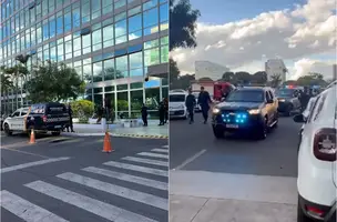 Homem ameaça explodir bomba na Esplanada dos Ministérios, em Brasília (Foto: Reprodução)